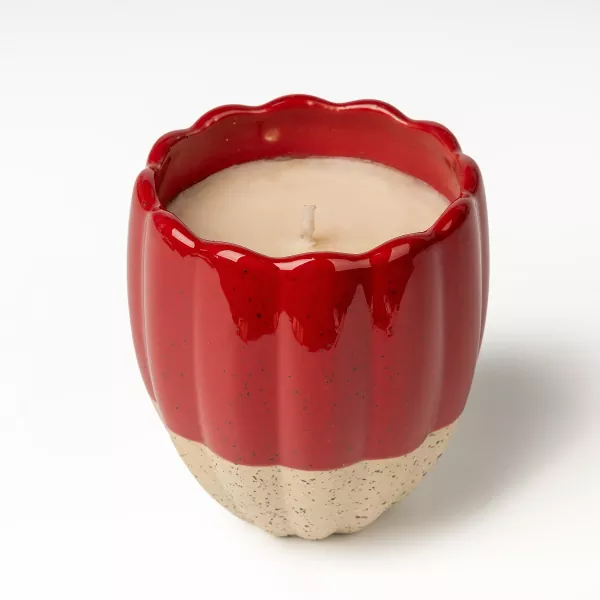 Wave Shape Handmade Ceramic Candle Holders